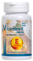 APTIEKAS PRODUKCIJA E Vitamīns 400 IU капсулы, 30 шт.