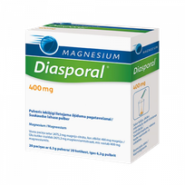 MAGNESIUM Diasporal 400mg powder for oral solution, sachets, 20 pcs.