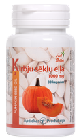 APTIEKAS PRODUKCIJA Pumpkin Seed Oil 1000 mg capsules, 30 pcs.