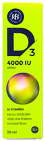 RFF D3 4000 IU sprejs, 20 ml