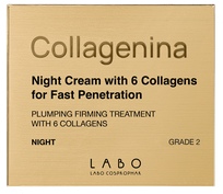 COLLAGENINA With 6 Collagens, Grade 2, Night sejas krēms, 50 ml