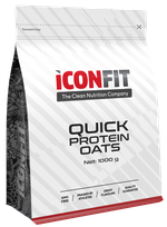 ICONFIT Quick Protein Oats - Blackcurrant biezputra, 1000 g