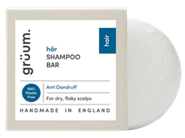 GRUUM Har Zero Plastic - Anti-Dandruff cietais šampūns, 50 g
