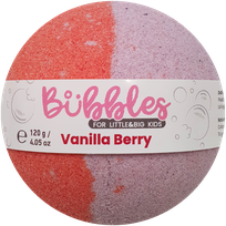 BUBBLES Vanilla Berry bath bomb, 120 g