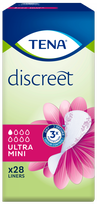 TENA Discreet Ultra Mini urological pads, 28 pcs.