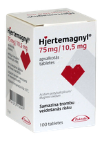 HJERTEMAGNYL 75 mg/10,5 mg tabletes, 100 gab.