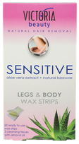 VICTORIA BEAUTY Legs & Body hair removal wax strips, 20 pcs.