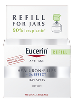 EUCERIN Hyaluron-Filler SPF 15 sausai ādai uzpildes iepakojums dienas sejas krēms, 50 ml