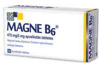 MAGNE B6 470 mg /5 mg tabletes, 60 gab.