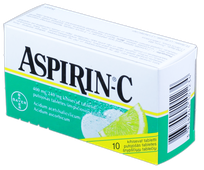 ASPIRIN-C шипучие таблетки, 10 шт.