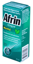 AFRIN Menthol 0,5 mg/ml deguna aerosols, 15 ml