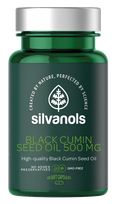 SILVANOLS Premium Black Cumin Seed Oil 500 mg kapsulas, 60 gab.