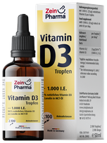 ZEINPHARMA Vitamin D3 Tropfen 1000 SV šķidrums, 50 ml