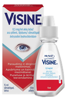VISINE 0.5 mg/ml eye drops, 15 ml