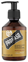 PRORASO Wood and Spice Beard Wash šampūns, 200 ml