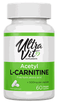 ULTRAVIT   Acetyl L-Carnitine kapsulas, 60 gab.
