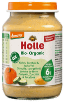 HOLLE Potato, pumpkin and zucchini puree, 190 g