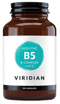 VIRIDIAN B5 B-Complex + Vit C kapsulas, 90 gab.