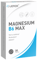 JONAX Magnesium B6 MAX tabletes, 30 gab.