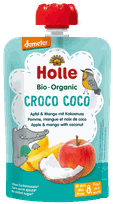 HOLLE Apple, mango and coconut puree, 100 g