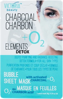 VICTORIA BEAUTY with activated carbon Bubble facial mask, 1 pcs.