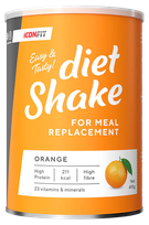ICONFIT Diet Shake - Orange pulveris, 495 g