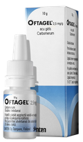 OFTAGEL 2,5 мг/г гель для глаз, 10 г