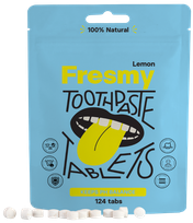 FRESMY Lemon Toothpaste таблетки, 124 шт.