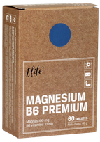 ELITE Magnesium B6 Premium tabletes, 60 gab.