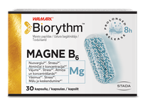 BIORYTHM Magne B6 kapsulas, 30 gab.