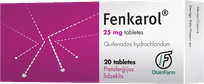 FENKAROL 25 mg tabletes, 20 gab.
