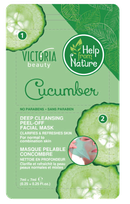 VICTORIA BEAUTY Cucumber Deep Cleansing Peel-off 7ml facial mask, 2 pcs.