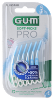 GUM Soft-Picks Pro Small zobstarpu birstīte, 30 gab.