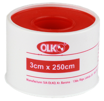 OLKO  3 х 250 см лейкопластырь в рулоне, 1 шт.
