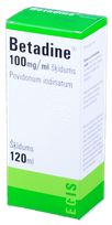 BETADINE 100 mg/ml šķīdums, 120 ml