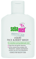 SEBAMED Liquid Face & Body For Sensitive And Problematic Skin detergent, 50 ml