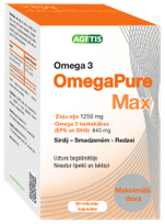 OMEGAPURE MAX softgel capsules, 60 pcs.