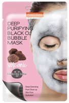 PUREDERM Deep Purifuing Black O2 Bubble Volcanic facial mask, 1 pcs.