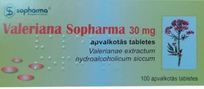 VALERIANA  Sopharma 30 mg tabletes, 100 gab.