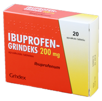 IBUPROFEN GRINDEKS 200 mg pills, 20 pcs.