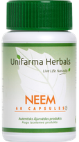 UNIFARMA HERBALS Neem kapsulas, 60 gab.