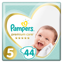 PAMPERS Premium Care-5 Junior, 11-25kg diapers, 44 pcs.