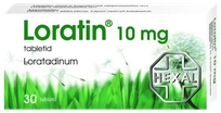 LORATIN 10 mg tabletes, 30 gab.