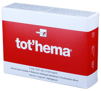 TOTHEMA  5 mg/0,133 mg/0,07 mg/ml mixture ampoules, 20 pcs.