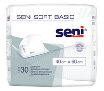 SENI Soft Basic 40 x 60 cm absorbent bed pad, 30 pcs.