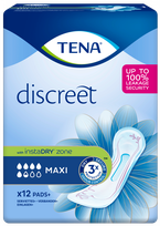 TENA Discreet Maxi uroloģiskie ieliktņi, 12 gab.