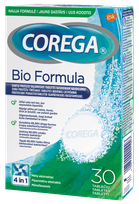 COREGA Bio Formula tabletes zobu protēžu tīrīšanai, 30 gab.
