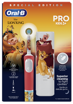 ORAL-B Vitality PRO Lion King Kids 3+ elektriskā zobu birste, 1 gab.