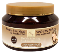 HEALTH&BEAUTY Dead Sea Minerals Keratin маска для волос, 500 мл