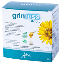 GRINTUSS Adult сосательные таблетки, 20 шт.